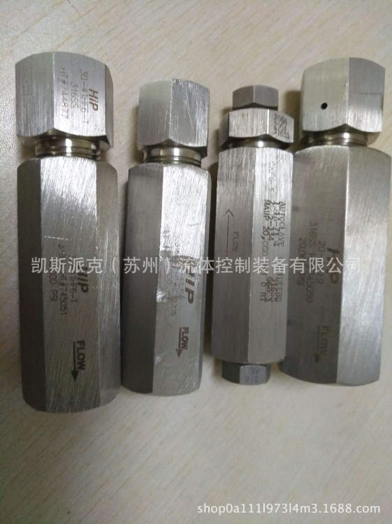 美国autoclave不锈钢高压单向阀