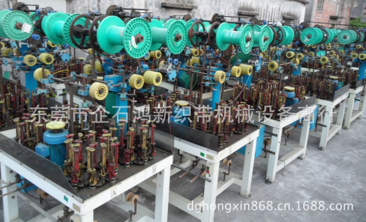 项全高速绳带编织机走马机平行排线组自动卷带装置送胶器