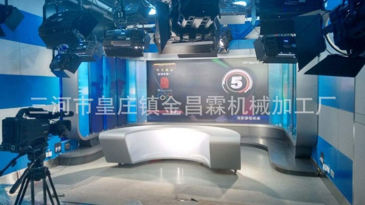 校园电视台播音桌主持人直播桌新闻演播台媒体室导播桌主播桌