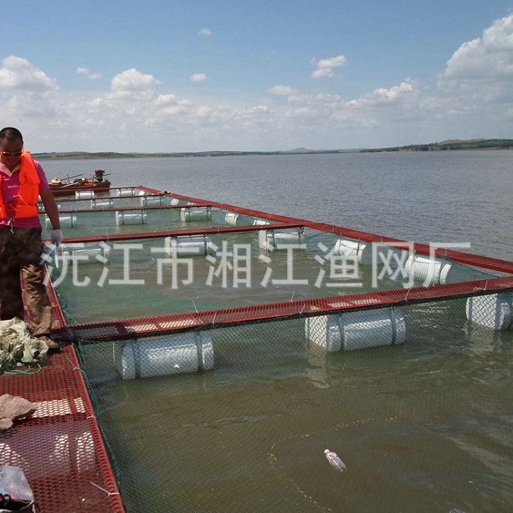 长期批发泥鳅网箱网箱养鱼养殖鱼网箱浮筒黄鳝养殖网箱浮桶