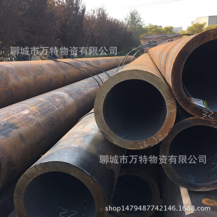 現貨供應27SiMn液壓支柱無縫鋼管 大口徑厚壁熱軋無縫鋼管