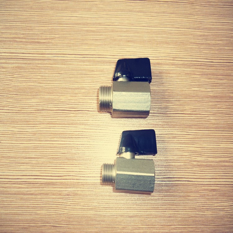 二分，三分，四分銅制鍍鎳迷你球閥 mini ball valve