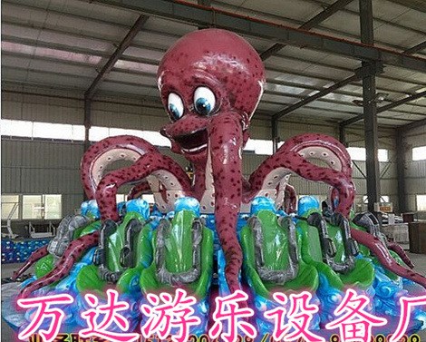 大型章魚轉(zhuǎn)盤游樂設(shè)備 新款游樂設(shè)施 鄭州萬達(dá)游樂商機(jī)無限