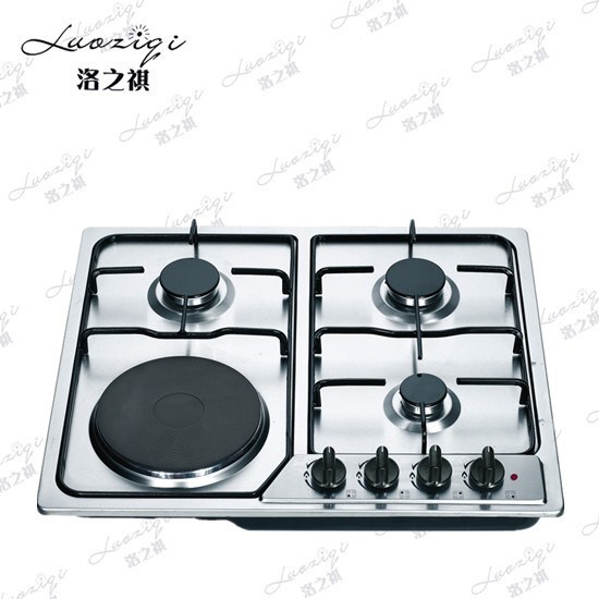 厂家供应不锈钢4头燃气灶 多头炉 煤气炉 Gas stove 家用厨房电器