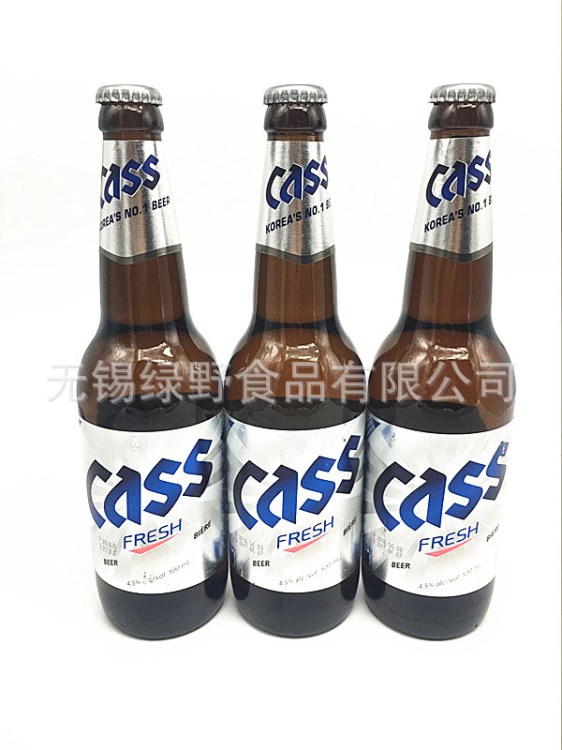 韓國CASS凱獅瓶裝啤酒500ML*12原味生啤