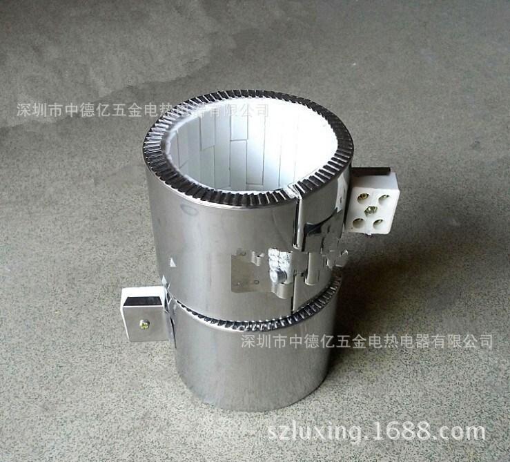 【中德億】供應陶瓷加熱圈 電熱圈  120*200陶瓷加熱圈 非標訂做