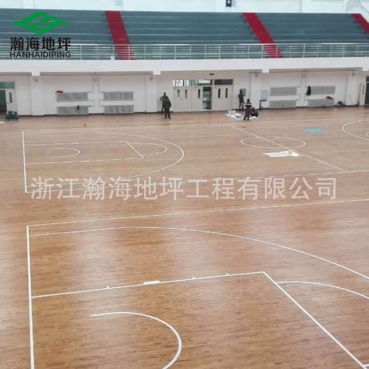 籃球場地板保齡球木質球道板穩(wěn)定性強健身房現(xiàn)代感地坪施工
