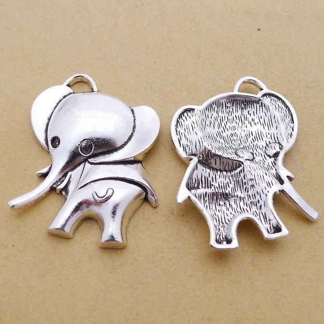 A6575古銀30/包合金大象飾品配件古銀色DIY飾品配件廠家直銷8.6克
