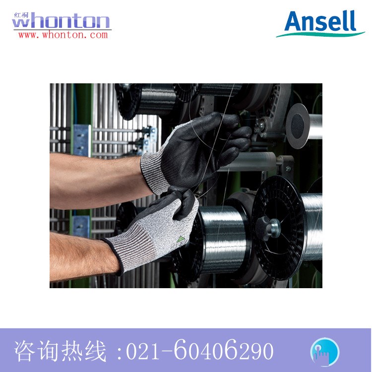 Ansell手套|防割中量型機(jī)械防護(hù)手套_HyFlex系列11-435防割手套