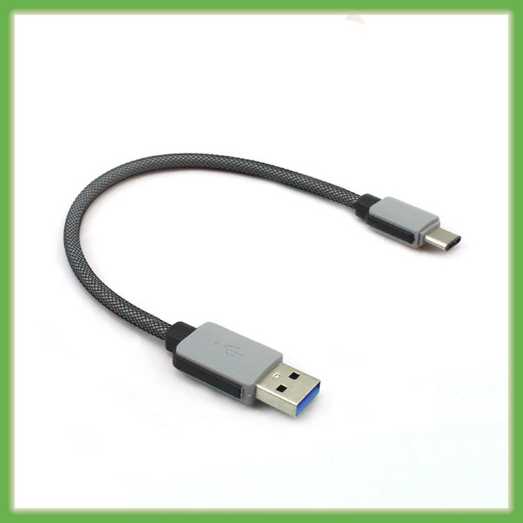 廠家 樂視Type-c3.1編織網(wǎng)數(shù)據(jù)線 漁網(wǎng)轉(zhuǎn)USB3.0充電數(shù)據(jù)線20厘米