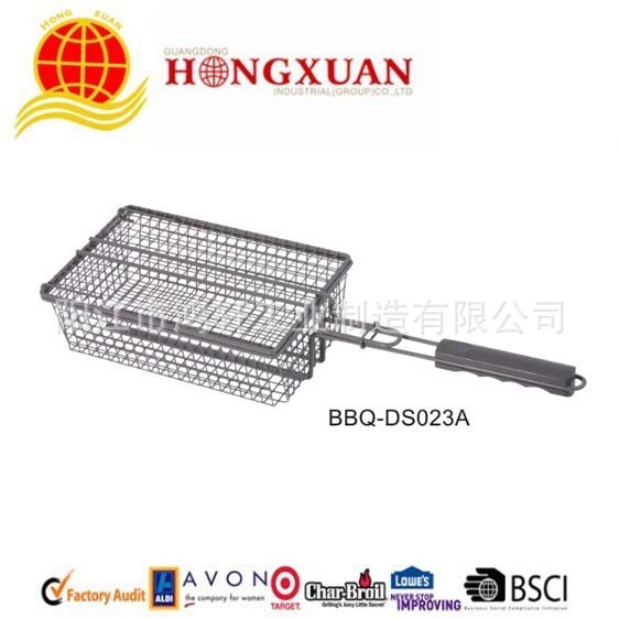 【廠家生產】鐵線電鍍不銹鋼各種材質籃子炸土豆網 BBQ燒烤用品