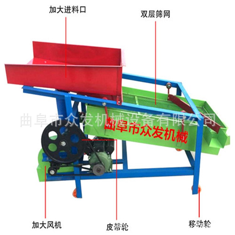 糧食加工機(jī)械    黃豆綠豆去雜篩選機(jī)    水稻去雜篩選機(jī)