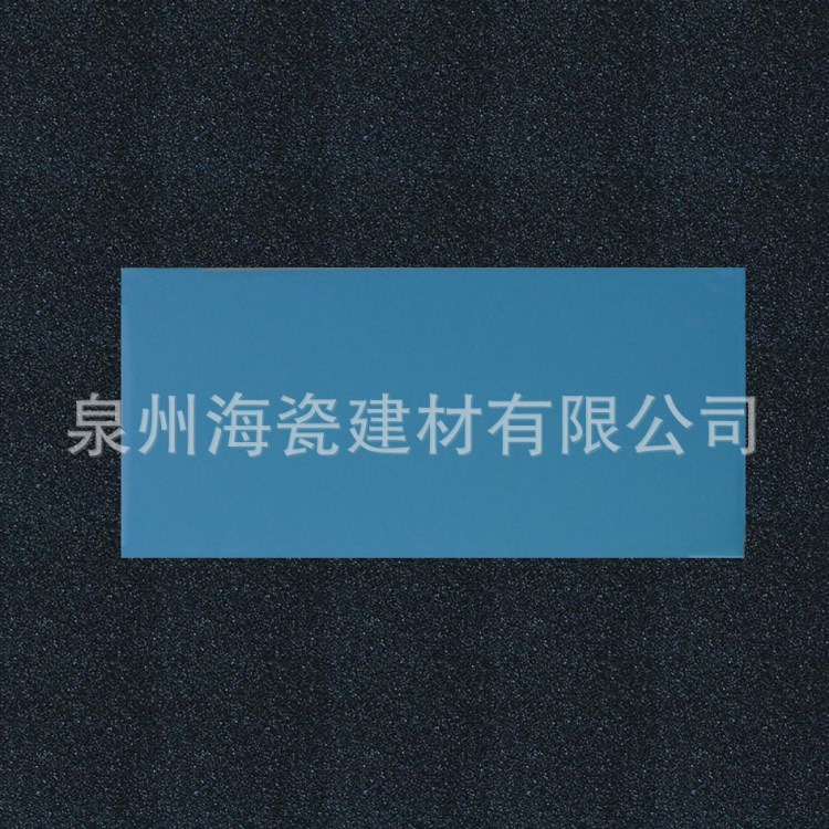 廠家直供 國際標準泳池磚 出口游泳池磚 115x240mm 中藍色 YC007