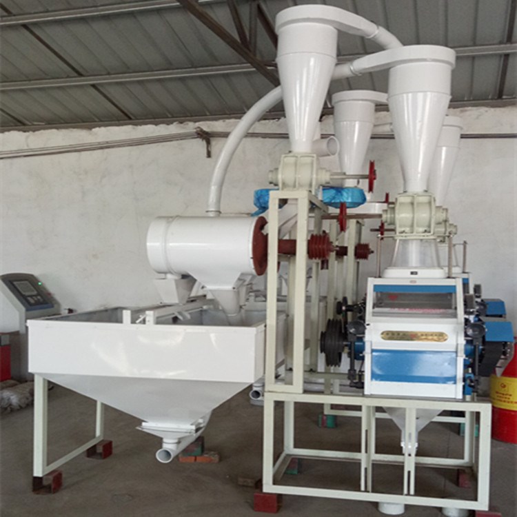 新型面粉機械掛面頭粉碎 小麥雜糧磨面機磨粉機械一件代發(fā)機械