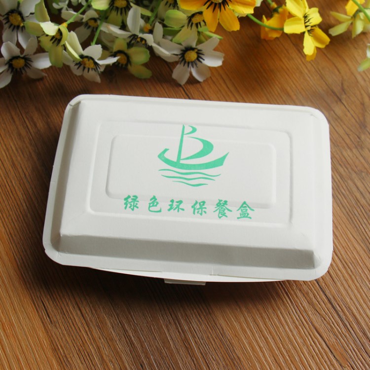 廠家直銷一次性紙飯盒400ml 酒店快餐盒 裝米飯外賣環(huán)保打包盒