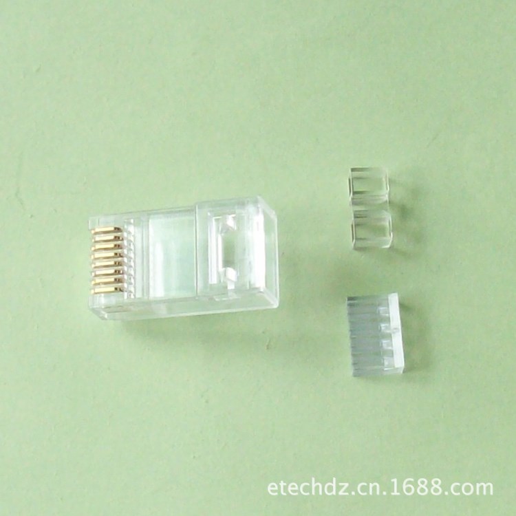 水晶頭生產(chǎn)廠家批發(fā)RJ45  CAT.6E UTP 8P8C六類三件式 網(wǎng)絡水晶頭