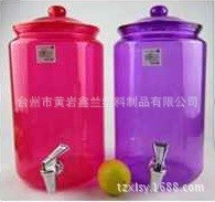 廠家直銷 亞克力帶水龍頭冷水桶 2加侖冷水壺 大型果汁桶 批發(fā)