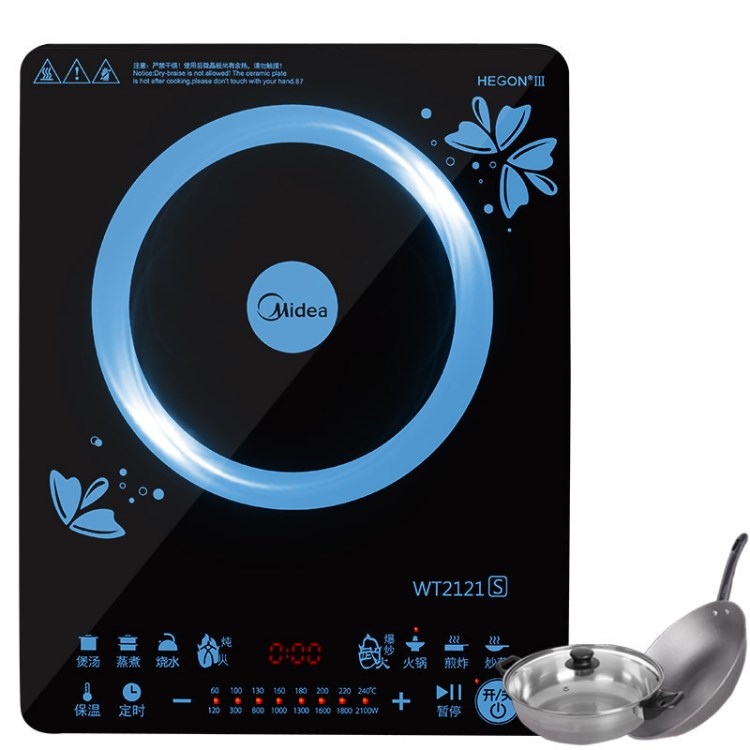 Midea/美的電磁爐WT2121S火鍋電磁爐超薄觸摸屏禮品團(tuán)購