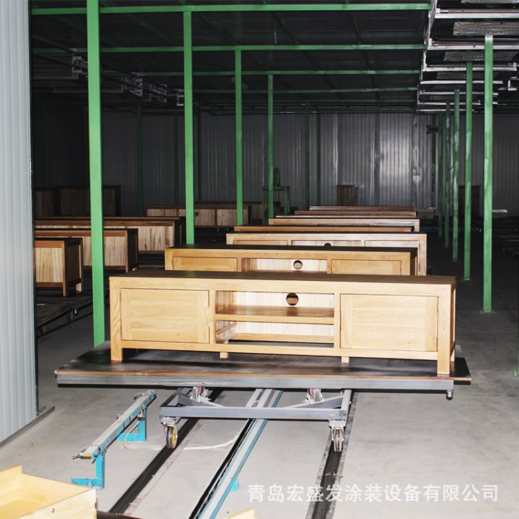 家具噴涂流水線 臺車式輸送線涂裝專用設(shè)備青島廠家定制