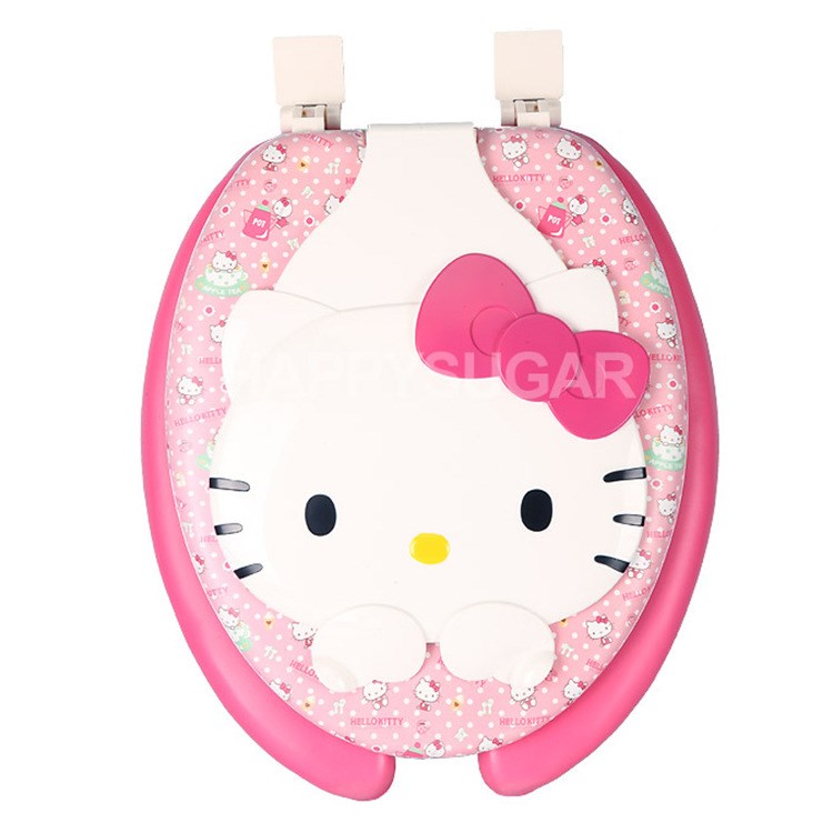 韓國(guó)正版Hello Kitty 凱蒂貓 坐便蓋 馬桶蓋 U形