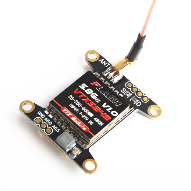 VTX5848 48頻點 5.8G 25-200-600MW 可調功率圖傳發射機