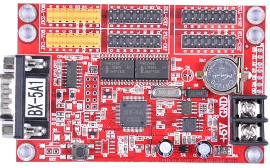 仰邦BX-1控制卡 上海LED電子顯示屏工廠批發(fā)串口控制單紅色條nu