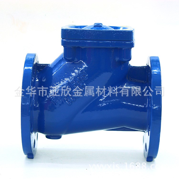 供應單向球墨鑄鐵球形止回閥 軟密封型球星閥門批發