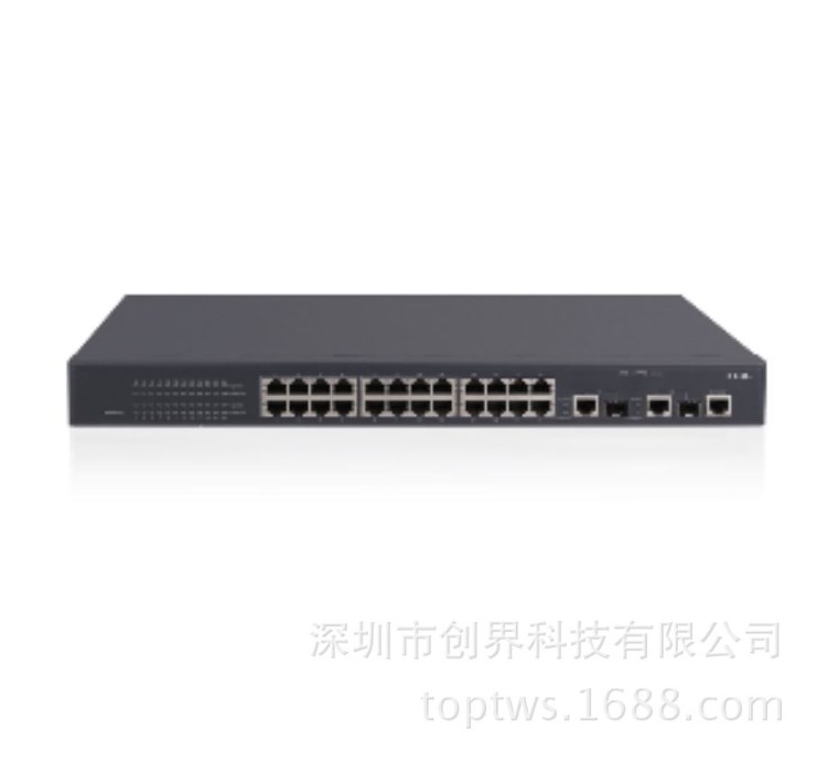  H3C/华三 LS-3100V2-26TP-SI 二层百兆 24口网管交换机