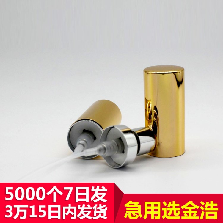 工廠15mm加罩香水電化鋁噴頭配吸管化妝品瓶噴按壓噴頭噴霧器批發(fā)