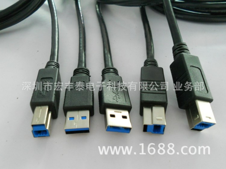 USB3.0轉(zhuǎn)接線A公/B公 AM TO BM數(shù)據(jù)線 連接線0.6m 1m 1.8m 3m 5m