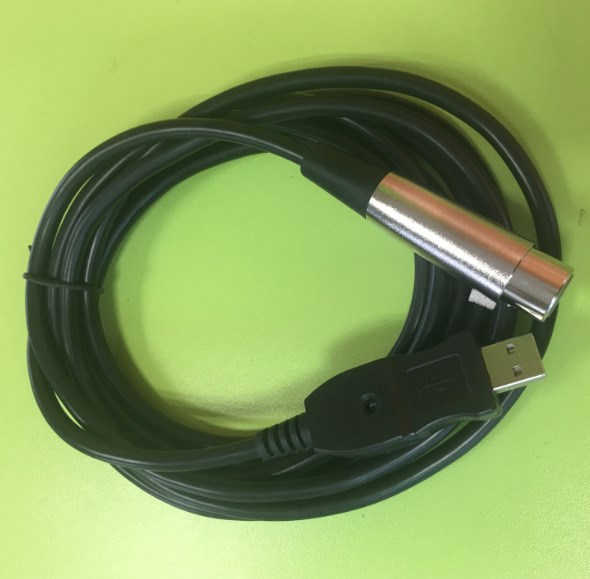 USB MIC CABLE 麥克風(fēng)線麥克風(fēng)線 電腦USB轉(zhuǎn)XLR話筒連接線