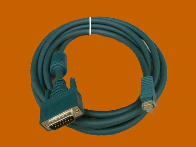 工廠訂制RJ45 TO DB15 電腦線，數(shù)據(jù)線，網(wǎng)口轉(zhuǎn)接DB15pin接口線