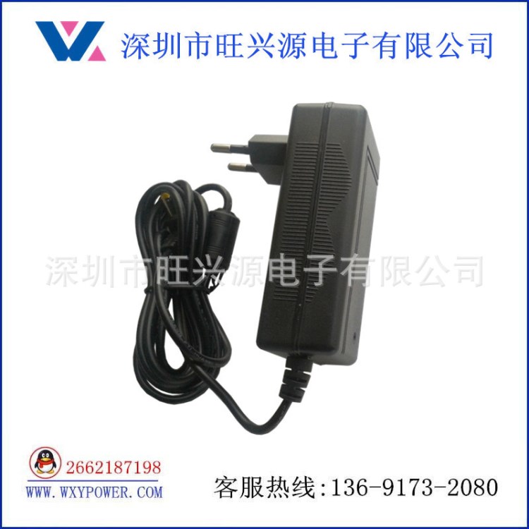 24v2a 48w外置恒壓電源 插墻式歐規(guī)led燈具電源 dc24v電源適配器