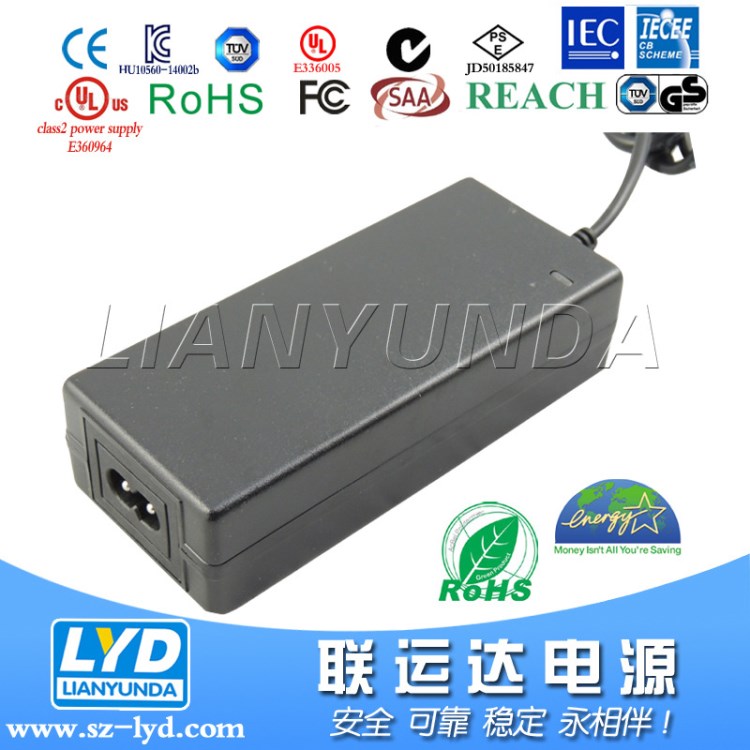 德国TUV/GS EN61347标准 12V4ALED软硬灯条电源适配器