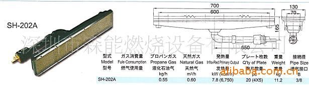 深圳紅外線燃燒器 深圳紅外線瓦斯燃燒器,天然氣液化氣燃氣爐頭