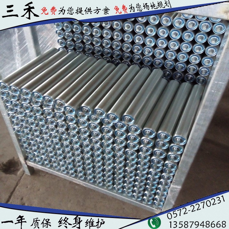 不銹鋼滾筒托輥雙鏈輥筒錐形輥筒聚氨酯輥筒橡膠滾筒無動力輥筒