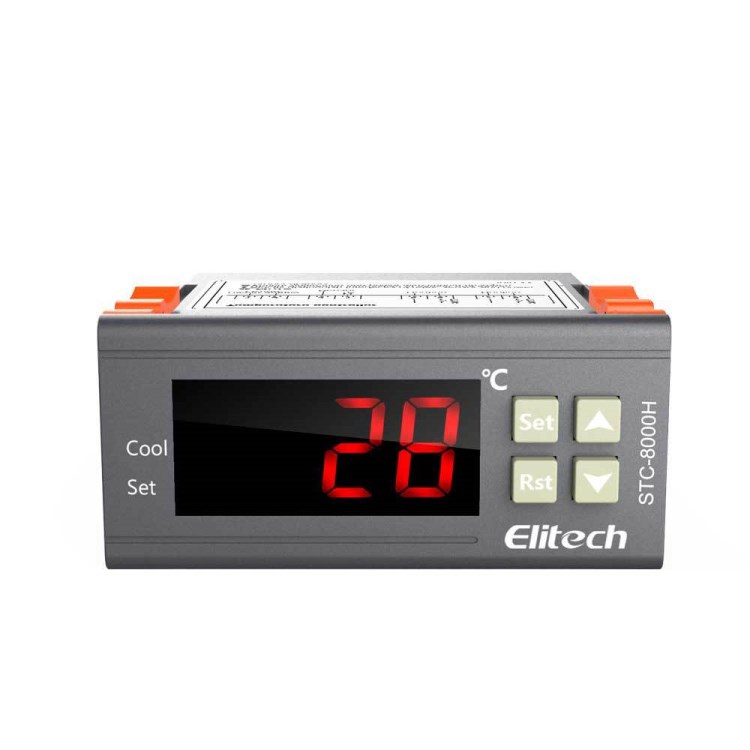 精创微电脑温控器stc-8000h单制冷超温报警上下限设置报警控制器
