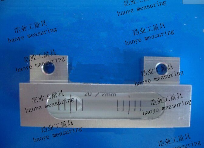 132X20X22 4秒/2mm 螺孔心距111 條式水平儀 條形水準器 水準泡