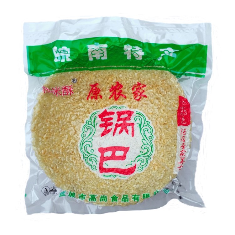 農(nóng)家鍋巴批發(fā) 工廠直銷酒店居家美食農(nóng)家大米機(jī)器鍋巴供應(yīng)10片裝