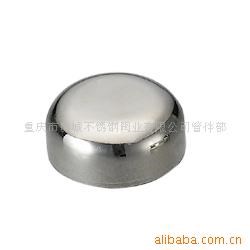 供應(yīng)薄壁不銹鋼管帽 Supply thin stainless steel pipe cap