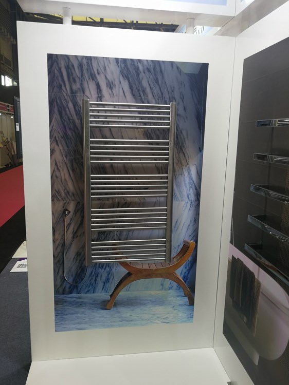 卡迪歐 酒店別墅高端定制電熱浴室采暖烘干毛巾架 304不銹鋼拉絲