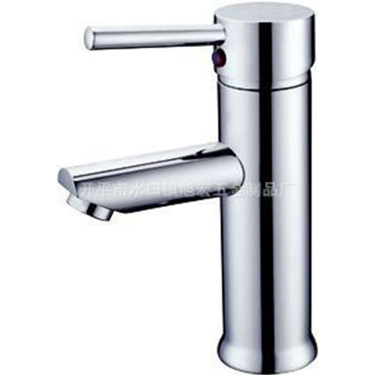 廠家直銷(1124） 冷熱臺下盆圓型臉盤龍頭 不銹鋼水龍頭