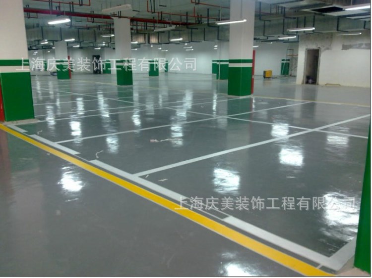 上海停車場地坪漆，防滑坡道，室內凈化車間裝修