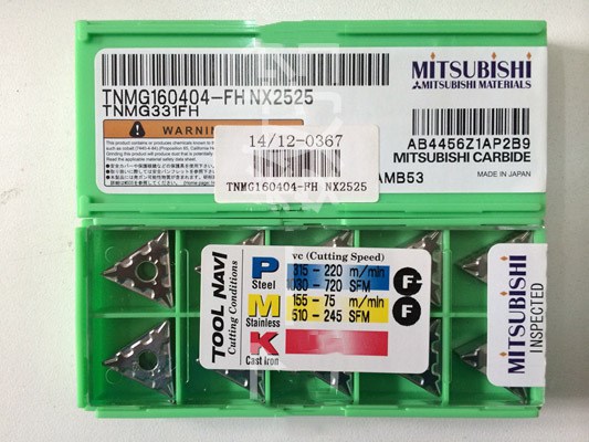 日本MITSUBISHI三菱精密刀粒TNMG160402/FH NX2525全系列