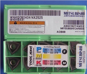 日本MITSUBISHI三菱CNC精密刀粒WNMG080404/08/12 NX2525