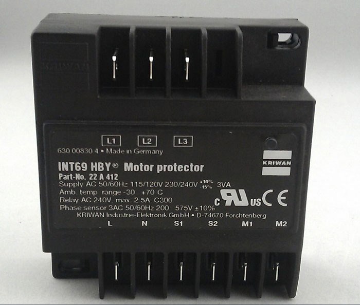 KRIWAN/科瑞文 INT69HBY 22A412 漢鐘壓縮機(jī)保護(hù)器