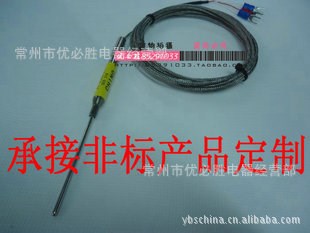 仿PT100鎧裝熱電阻、溫度傳感器、探頭式熱電偶PT1000鉑電阻