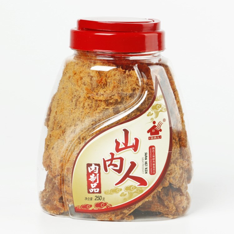 零食批發(fā) 廈門特產(chǎn)休閑食品罐裝沙哆豬肉片