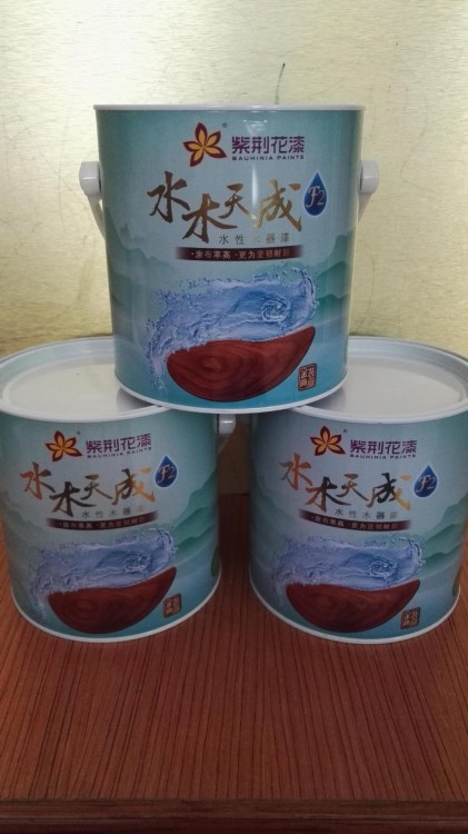 紫荆花水性木器漆水木天成F2环保水性漆EY99SG 半光清面2kg