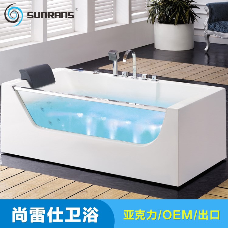 单人按摩浴缸，室内浴缸，massage bathtub，亚克力浴缸